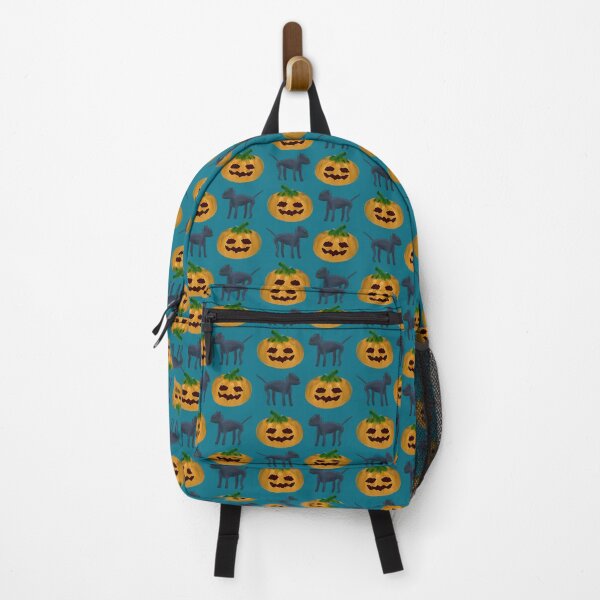 Item preview, Black Cat and Halloween Pumpkin Pattern designed and sold by ibadishi.