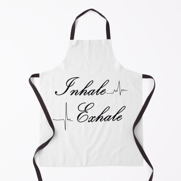Item preview, Inhale - Exhale - Black Script Font - ECG Design designed and sold by kidlimits.