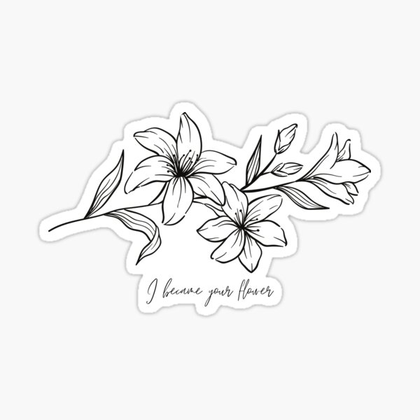 Artikel-Vorschau von BTS Jimin Serendipity Songtext – „Ich wurde deine Blume“, designt und verkauft von coupdecoeur.