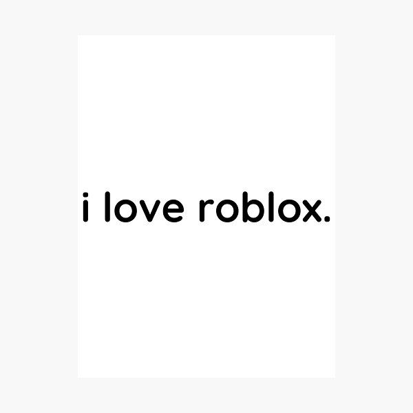 Roblox Photographic Prints Redbubble - original hot game roblox algylacey printed hoodie tops