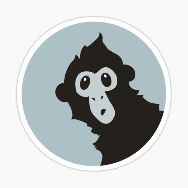 Spider Monkey - Peekaboo! Sticker