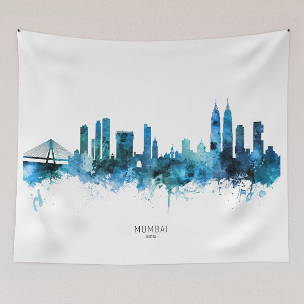 Item preview, Mumbai Skyline India Bombay designed and sold by ArtPrints.