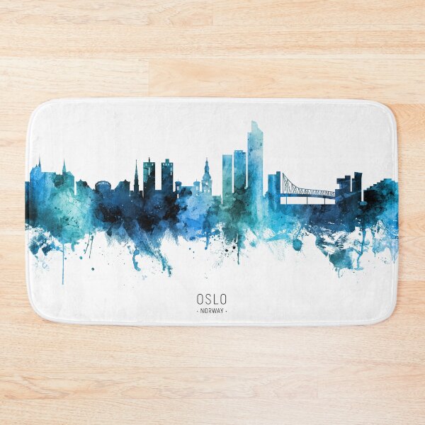 Item preview, Oslo Norway Skyline designed and sold by ArtPrints.