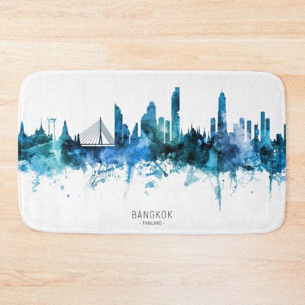 Item preview, Bangkok Thailand Skyline designed and sold by ArtPrints.