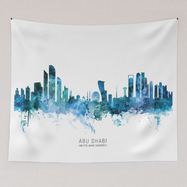 Item preview, Abu Dhabi Skyline designed and sold by ArtPrints.