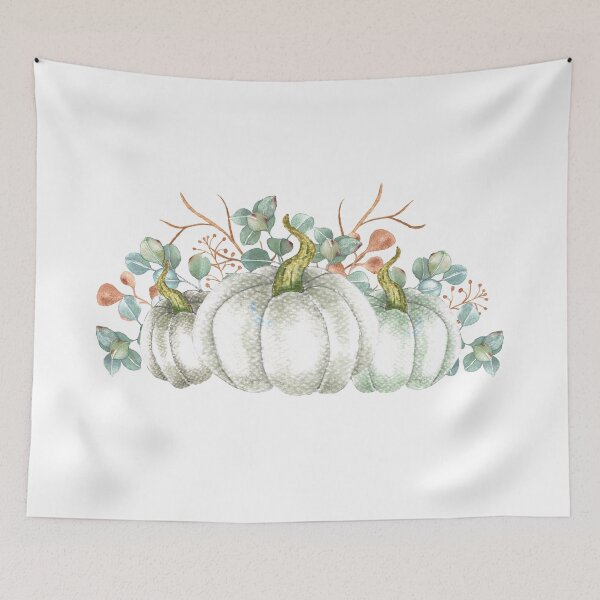 Item preview, white pumpkin elegant halloween  designed and sold by latiendadearyam.