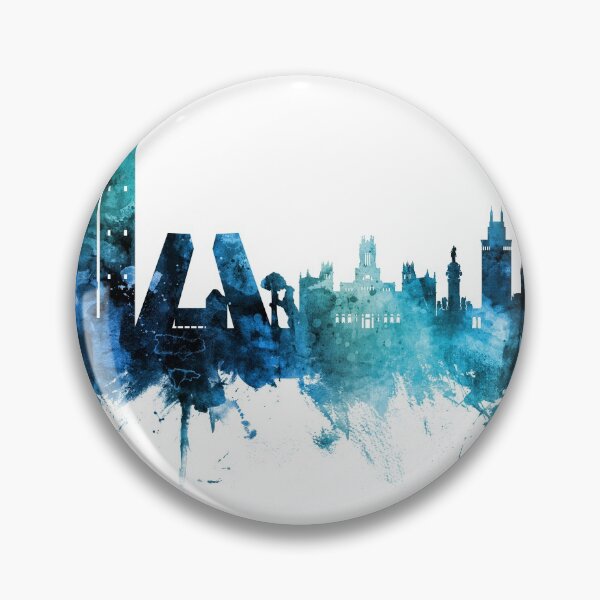 Item preview, Madrid Spain Skyline designed and sold by ArtPrints.