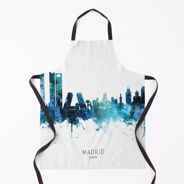 Aperçu de l'œuvre Madrid Spain Skyline créée et vendue par ArtPrints.