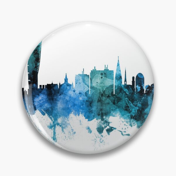 Item preview, Malmo Sweden Skyline designed and sold by ArtPrints.