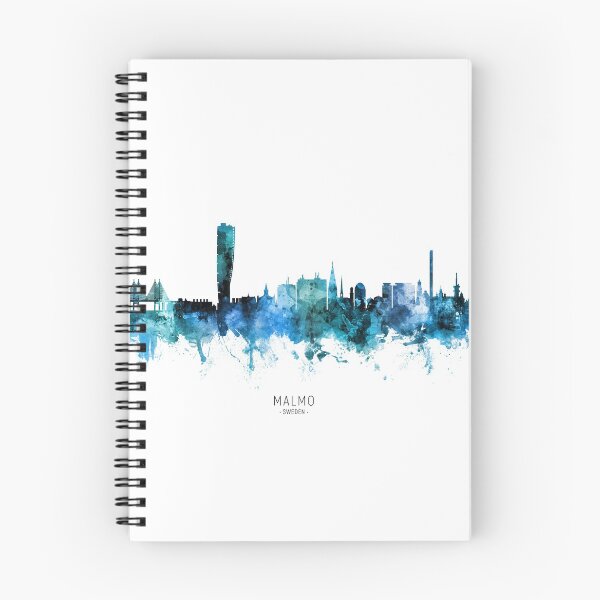 Item preview, Malmo Sweden Skyline designed and sold by ArtPrints.