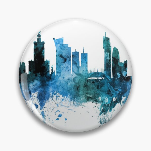Item preview, Warsaw Poland Skyline designed and sold by ArtPrints.