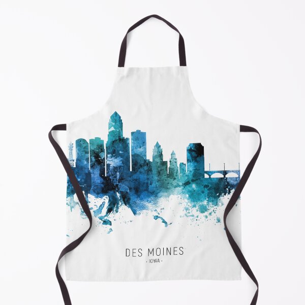 Item preview, Des Moines Iowa Skyline designed and sold by ArtPrints.