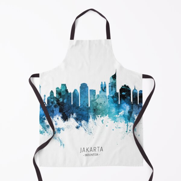 Item preview, Jakarta Skyline Indonesia designed and sold by ArtPrints.