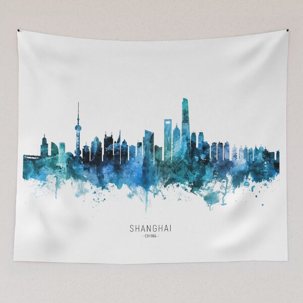Item preview, Shanghai China Skyline designed and sold by ArtPrints.