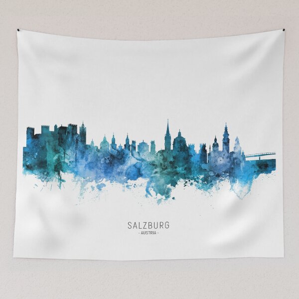 Item preview, Salzburg Austria Skyline designed and sold by ArtPrints.