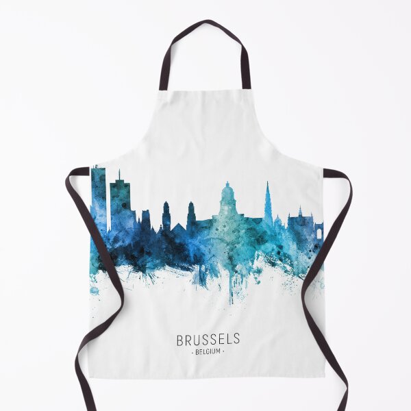 Item preview, Brussels Belgium Skyline designed and sold by ArtPrints.