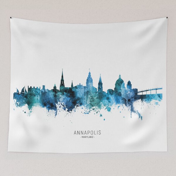 Item preview, Annapolis Maryland Skyline designed and sold by ArtPrints.
