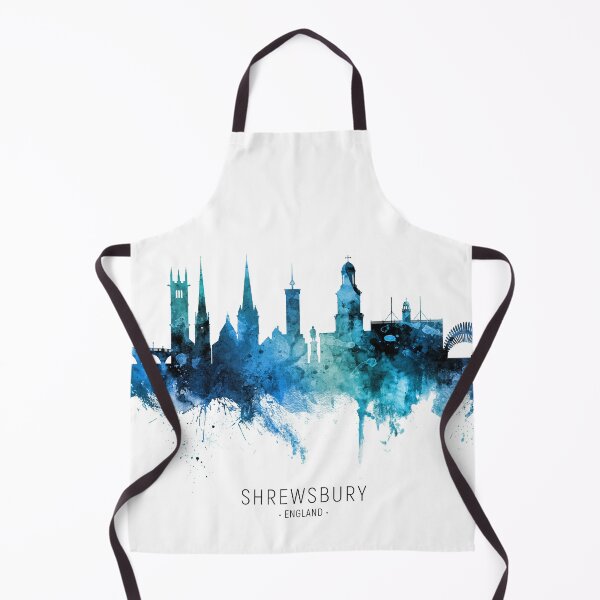 Item preview, Shrewsbury England Skyline designed and sold by ArtPrints.