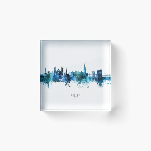 Item preview, Exeter England Skyline designed and sold by ArtPrints.