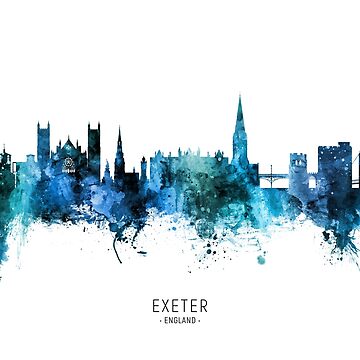 Vorschaubild zum Design Exeter England Skyline von ArtPrints