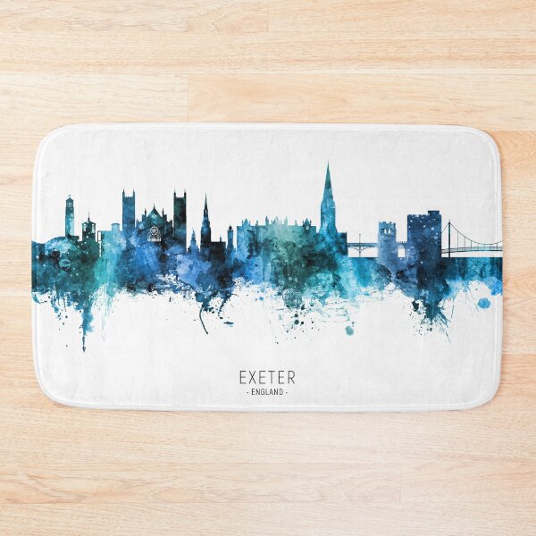 Item preview, Exeter England Skyline designed and sold by ArtPrints.