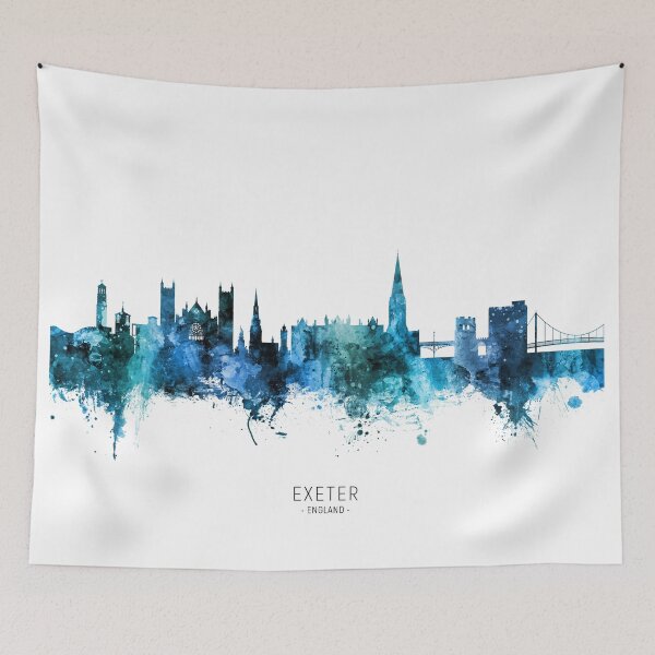 Item preview, Exeter England Skyline designed and sold by ArtPrints.