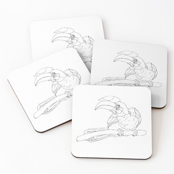 Item preview, Malabar Pied Hornbill designed and sold by nolessjess.