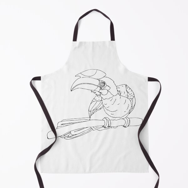 Item preview, Malabar Pied Hornbill designed and sold by nolessjess.