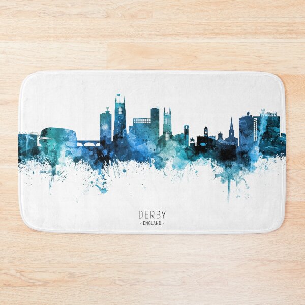 Item preview, Derby England Skyline designed and sold by ArtPrints.