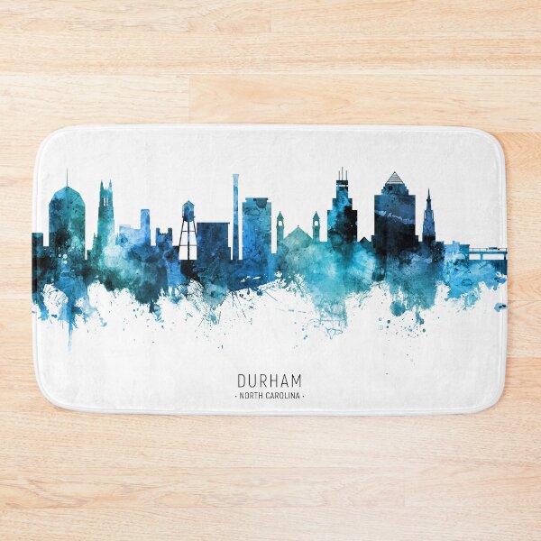 Item preview, Durham North Carolina Skyline designed and sold by ArtPrints.