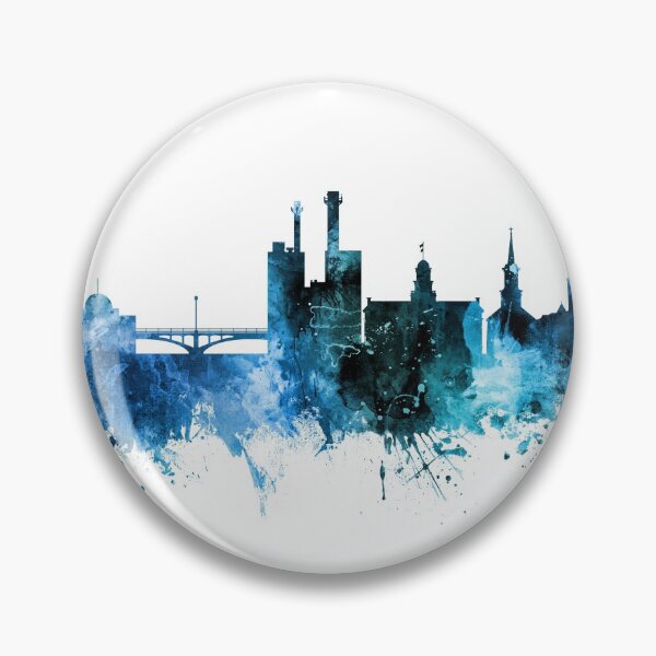 Artikelvorschau, Iowa City Iowa Skyline entworfen und verkauft von ArtPrints.