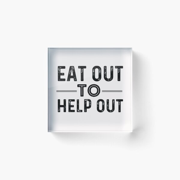 Item preview, eat out to help out, government eat out scheme designed and sold by drifti.