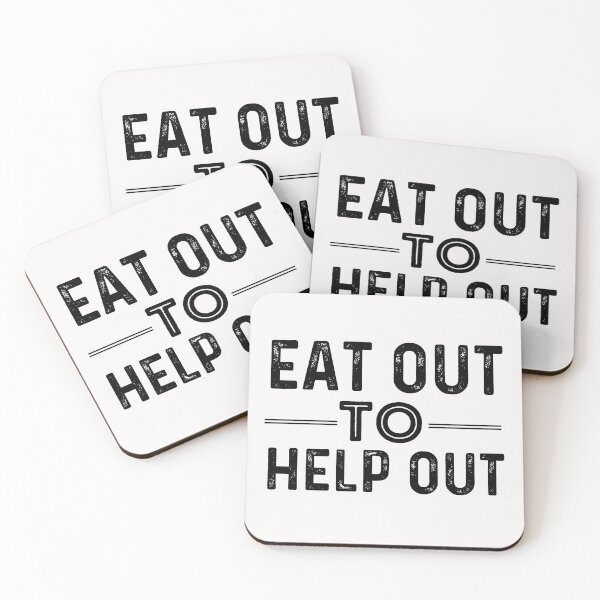 Item preview, eat out to help out, government eat out scheme designed and sold by drifti.