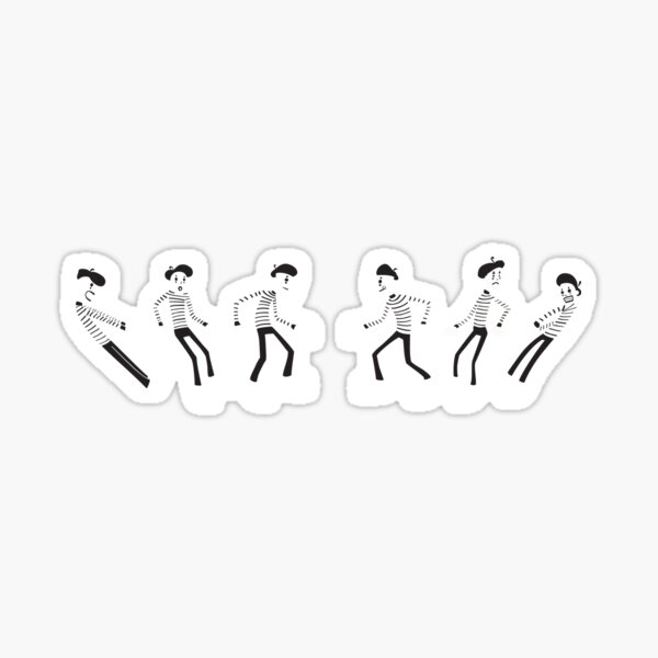 Mime VS Mime: Tug Of War Sticker