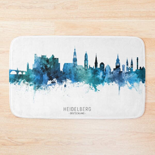 Item preview, Heidelberg Germany Skyline designed and sold by ArtPrints.