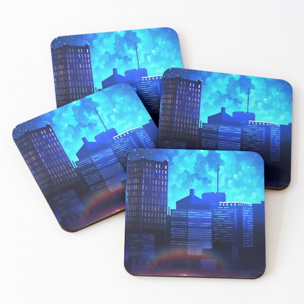 Item preview, Blue/Black Dark City Downtown designed and sold by Christopher Rodriguez.
