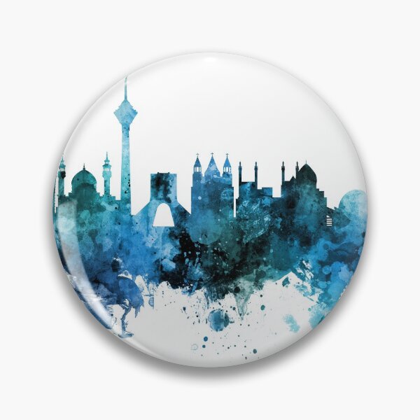 Item preview, Tehran Iran Skyline designed and sold by ArtPrints.
