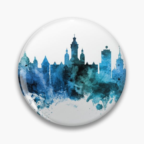 Item preview, Leipzig Germany Skyline designed and sold by ArtPrints.