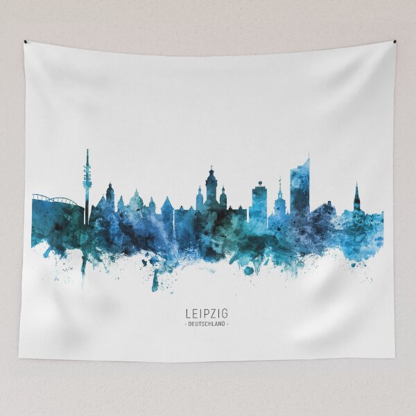 Item preview, Leipzig Germany Skyline designed and sold by ArtPrints.