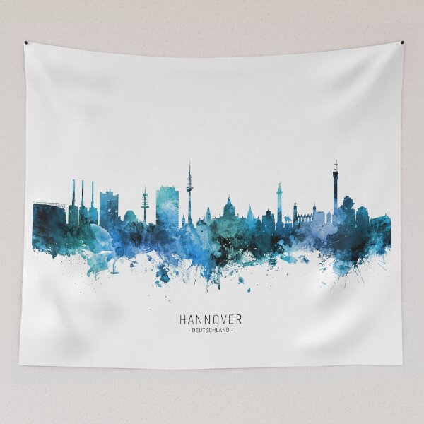 Item preview, Hannover Germany Skyline designed and sold by ArtPrints.