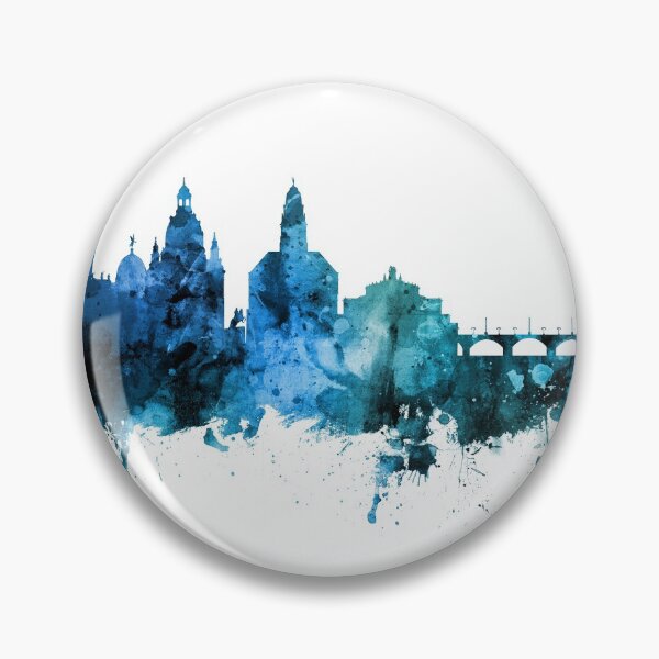 Artikelvorschau, Dresden Germany Skyline entworfen und verkauft von ArtPrints.
