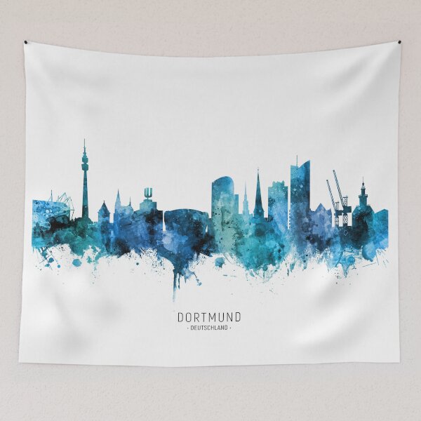 Item preview, Dortmund Germany Skyline designed and sold by ArtPrints.