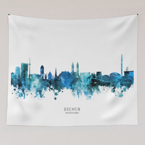 Item preview, Bremen Germany Skyline designed and sold by ArtPrints.