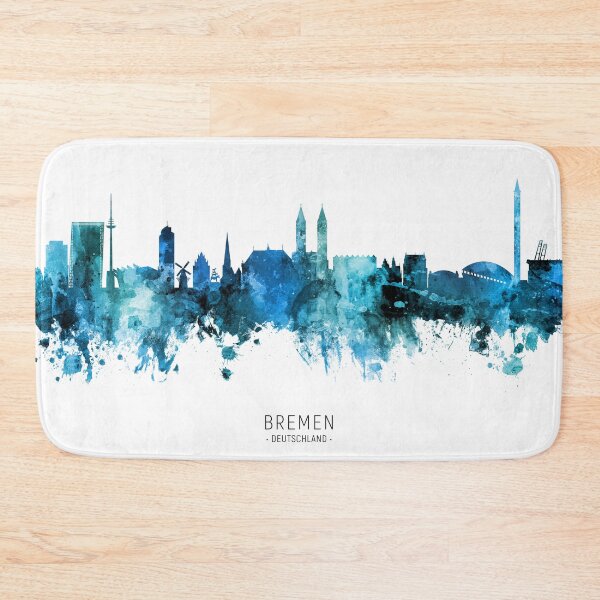 Item preview, Bremen Germany Skyline designed and sold by ArtPrints.