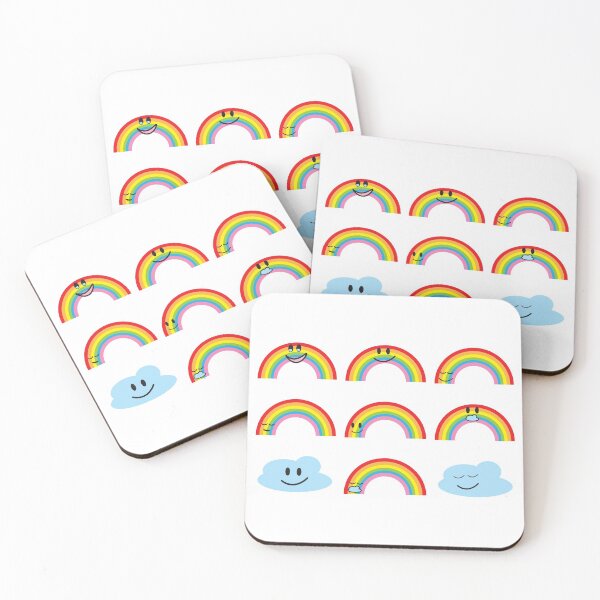 Item preview, Cute rainbows and clouds characters designed and sold by sigdesign.