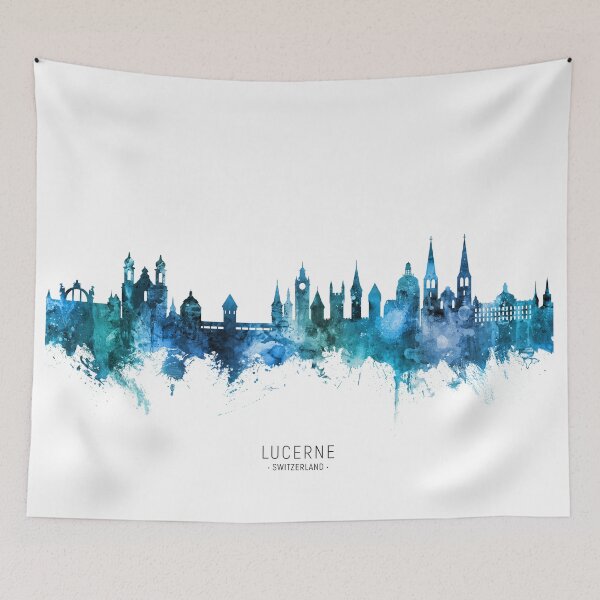 Item preview, Lucerne Switzerland Luzern Skyline designed and sold by ArtPrints.