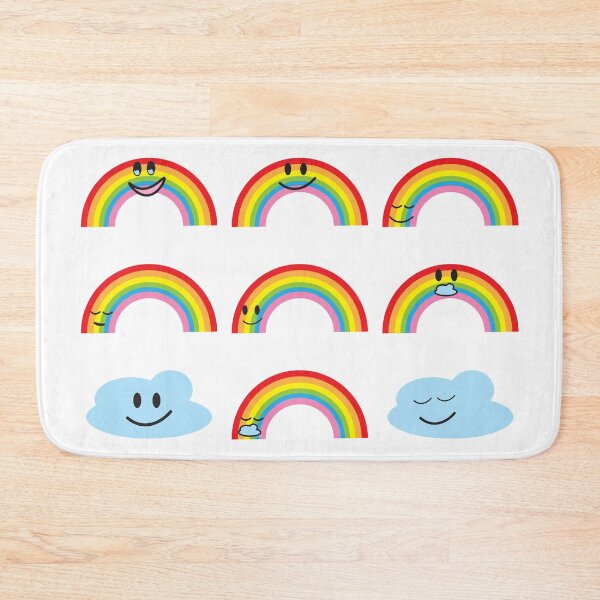 Item preview, Cute rainbows and clouds characters designed and sold by sigdesign.