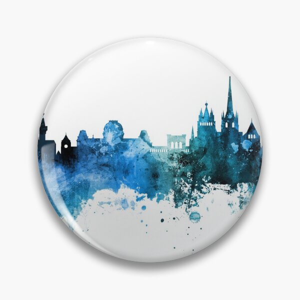 Item preview, Lausanne Switzerland Skyline designed and sold by ArtPrints.