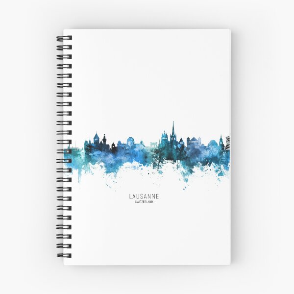 Item preview, Lausanne Switzerland Skyline designed and sold by ArtPrints.