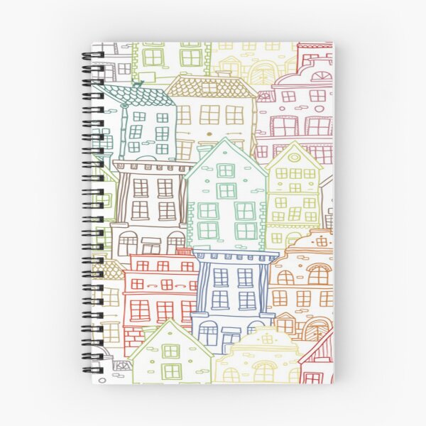 Item preview, houses colorful drawing   designed and sold by Carla Nay.